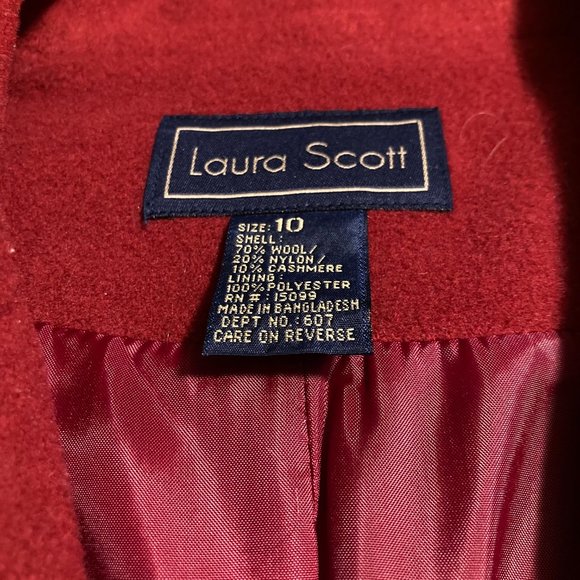 NWOT Vintage Laura Scott Blazer Jacket Size 10 - Picture 9 of 10